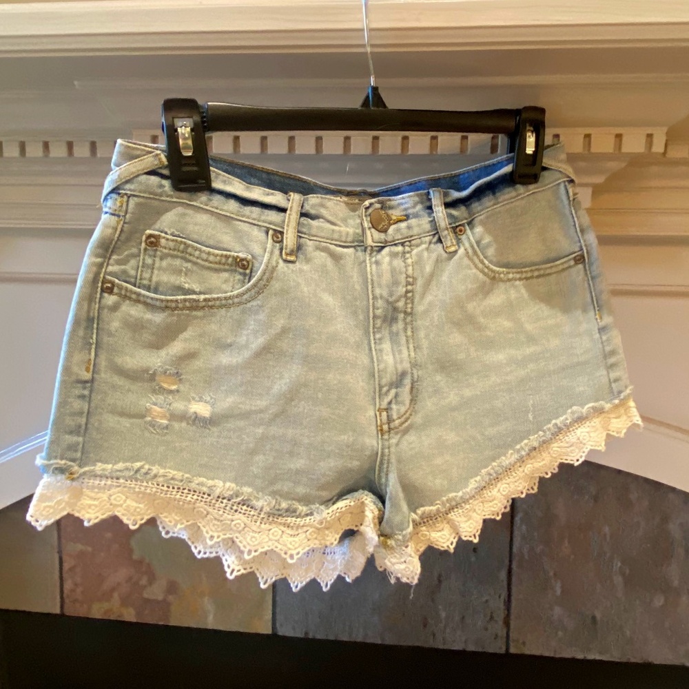 FREE PEOPLE Jean Shorts